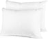 Zippered Pillow Protectors Cover Cases Set of 2 Standard Size 21x27 inch, Soft Terry Cotton Zip Covers with Allergy-Free Sleep for Dorm...