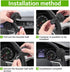 Steering Wheel Spinner Knob, 360 ° Rotation Silicone Steering Wheel Knob Non-Slip Car Power Handle Spinner for Cars Trucks Boats Tractors...
