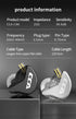 CCA CRA in Ear Monitor, Ultra-Thin Diaphragm Dynamic Driver IEM Earphones, Clear Sound & Deep Bass in Ear Headphones, Wired Gaming Earbuds with 2 ...