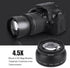 Wide Angle Macro Lens, Camera 52mm 0.45X Magnification Universal Conversion Lens Professional Optical Glass Camera Close Up Lens, for Canon for Ni...