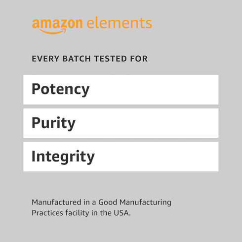 Amazon Elements Folic Acid 800 mcg per serving, Tablet, 180 Count, Pack of 1, Women's Dietary Supplement for Healthy Prenatal Development, 6 Month...