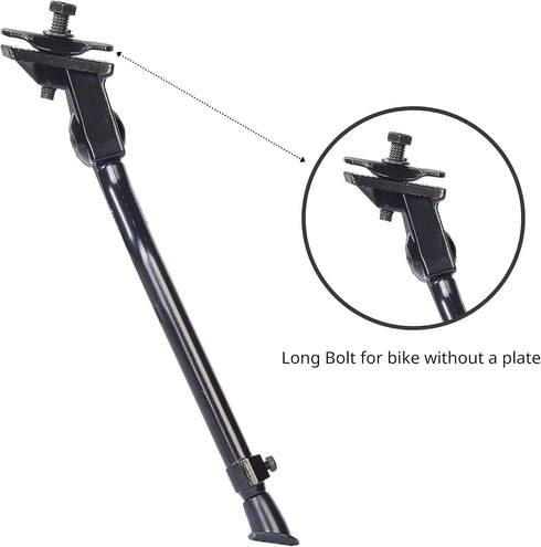 N+1 Bike Kickstand -Adjustable Aluminum Alloy Center Mount Bike Kickstand for 20"-28" Inch Mountain Bikes, Road Bikes, BMX, MTB, and Kids’ Bicycle...