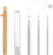 6 Pcs Punch Needle Tool Punch Needle Kit 2.5/3.5/5mm Metal Punch Needle Punch Needle Threader Punch Needle Set with Storage Tube Beginner DIY Craf...
