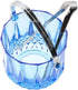 Acrylic Champagne Bucket with Stainless Steel Ice Tongs Portable Ice Bucket Clear Ice Container Reusable Wine Bucket Transaprent Beer Bucket for H...