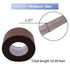 Waterproof Caulk Tape Sealant Strip, 1.5"W x 10.5'L PVC Sealing Tapes for Kitchen Bathroom Bathtub Countertop Toilet Sink (Brown)...