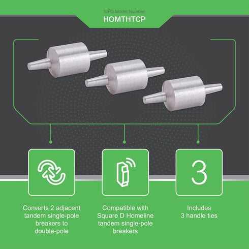 Square D by Schneider Electric Square D - HOMTHTCP Handle Tie for Homeline Tandem Circuit Breakers...