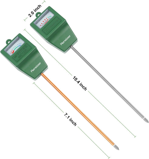 Kensizer Soil Tester, Soil Moisture/pH Meter, Gardening Farm Lawn Test Kit Tool, Digital Plant Probe, Water Hydrometer for Indoor Outdoor, No Batt...