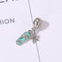 Lifequeen Beach Charms Starfish Flip Flop Sliper Dangle Birthstone Birthday Charm Beads for Bracelets (Starfish Flip Flop Shoe)...
