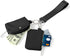 Keychain Wallet Mini Zip Around Wristlet Wallets for Women Detachable Dual Pouch Wristlet Portable Coin Purse Small Wallets...