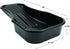 Performance Tool W4073 Heavy Duty 2.8 Quart Oil Drain Pan with Splash Guard and Tapered Spout for Lawn Equipment and Motorcycles...