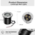Low Voltage LED In-ground Lights Well Light Landscape Light 3W 12V 24V Waterproof IP67 Pathway Lights Outdoor spotlights Trees Flags for Garden,Ya...