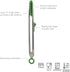 Tovolo Tip Top Tongs, Easy-Grip Kitchen Tongs for Cooking With Silicone Tips, Easy Locking Mechanism, Cooking Utensil With Resting Foot, Heat-Resi...