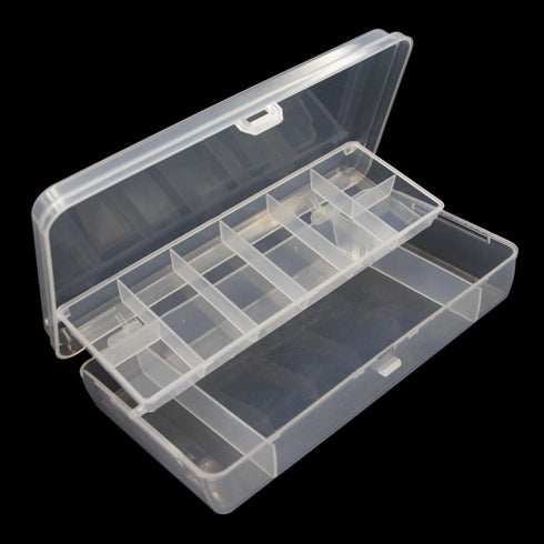 Fishing Tackle Box Organizer, Portable Fishing Tackle Storage, 11 Compartments Double-layer Lure Bait Case Fishing Lure Bait Organizer Container T...