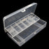 Fishing Tackle Box Organizer, Portable Fishing Tackle Storage, 11 Compartments Double-layer Lure Bait Case Fishing Lure Bait Organizer Container T...
