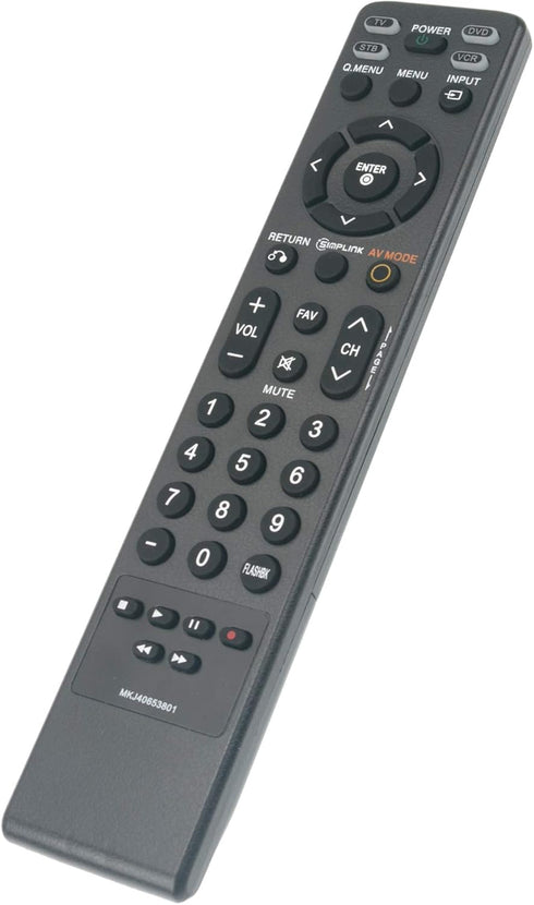 MKJ40653801 Replaced Remote fit for LG LCD PLASMA TV 37LG50 37LG30 47LG50 42LGx 52LG50 32LG60 32LG70 37LG60 42LG70 42LG60 47LG70 47LG60 52LG70 52L...