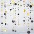 Cheerland Black Gold Party Decorations Star Garland Moon Stars Hanging Star Streamers Birthday Wedding Baby Shower Graduation NYE 2024 New Year Ei...