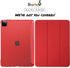 KHOMO iPad Pro 11 Case 2nd Generation 2020 - Dual Hybrid See Through Series - Supports Pencil Charging - Red...