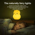 Owl Night Light Baby Bedside Lamp Child, Silicone Nursery Lamp for Breastfeeding Bedroom Mood Lights, Eye Caring, Adjustable Brightness & Color, T...