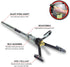 Performance Tool W193C Professional Brake Cylinder Hone 3/4-Inch to 2 3/4-Inch, Black/Silver...