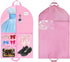 Dance Garment Bags with Accessory Pockets 40" Girls Dance Costume Garment Bag Girls Hanging Clothes Storage Cover For Dancers Travel Storage...