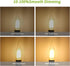 LED Chandelier Light Bulbs, E12 Candelabra Bulb 60 Watt Equivalent, 2700k Warm White 600LM E12 LED Bulb Dimmable, Vintage LED Filament C35T/CA10 C...