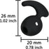 ALXCD Earbud Tips for Samsung Sport Ear Tips, 4 Pair Anti-Slip Silicone Replacement Ear Tips for Galaxy S7edge S7 S6edge, Samsung Level U EO-BG920...