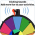 Prize Wheel Pegs & Red Pointer Replacement Kit Spinning Wheel Replacement for Trade Show Carnival Party Pub...