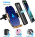 Wireless Car Charger, 10W Car Smart Sensor Wireless Charger Phone Holder for iPhone12 11/ Pro/XS/XR/ 8 Plus, Samsung S10 /S9 / Note10 / Note9, etc...