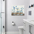 Farmhouse Bathroom Decor Wall Art Rustic Daisy Bathroom Pictures Canvas Print Country Bathroom Relax Soak Unwind Wall Decor Painting Framed Modern...