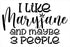 I Like Mary Jane & Maybe 3 People Stencil by StudioR12 | Marijuana Leaf Getting High | Craft & Paint DIY Cannabis Weed Smoker Decor | Select Size ...
