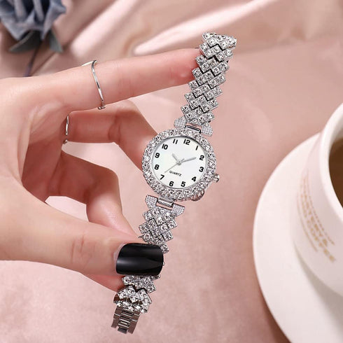 Luxury Women Wrist Watches Diamond Bracelet Watch Fashion Casual Quartz Watch Ladies Watch...