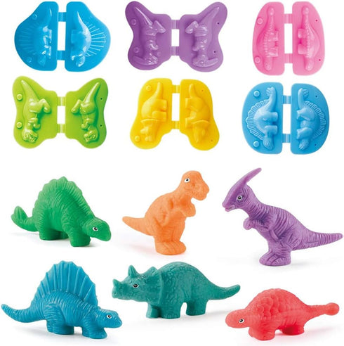 VConejo Color Dough Toys Dough Accessories Set Creations Tools for Kid 2-4-8 Years (Dinosaurs World)...
