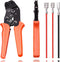 Tnisesm SN-48B Crimping Tools,Ratcheting Wire Crimper AWG 26-16(0.5-1.5mm²) for Open Barrel Terminals...