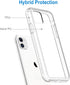 JETech Case for iPhone 11 6.1-Inch, Non-Yellowing Shockproof Phone Bumper Cover, Anti-Scratch Clear Back (Clear)...