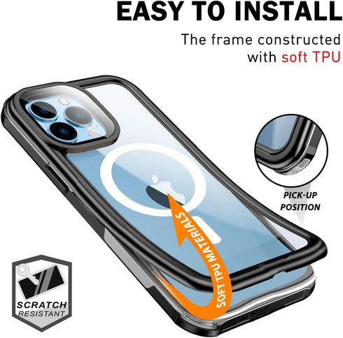 AICase Waterproof Case for iPhone 13 Pro max(6.7") with MagSafe Support Snowproof,Dustproof and Shockproof, IP68 Certified Full Body Protection Fu...