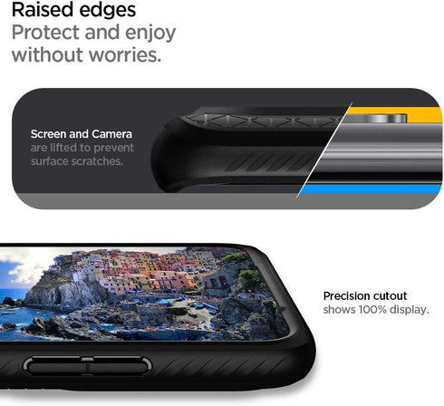 Spigen Liquid Air Designed for Samsung Galaxy S20 Plus Case (2020) - Matte Black...