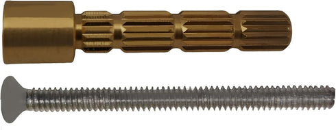 Extension Stem Repair Compatible with Gerber Shower Tub Valve Brass Trim kit Brass Chrome Valve Cartridge Wall 3-inch Length and 10/24 Screw 2.5 i...