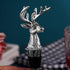 Wine Bottle Stopper Airtight Seal-Decorative Deer Stainless Steel Antlers Animal Elk Silver Bottle Topper for Wine &Beverage Plug...