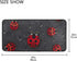 Kitchen Rugs Ladybug Rain Design Non-Slip Soft Kitchen Mats Bath Rug Runner Doormats Carpet for Home Decor, 39" X 20"...