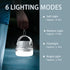 Solar Camping Light + Mobile Charger, Solar LED Lantern Tent Light Outdoor Flashlights for Power outages, Waterproof IP44, 500 Lumens, 3000 mAh Po...