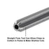 uxcell 1/8" 3/16" 1/4" 5/16" Chucking Reamer H7 Accuracy High Speed Steel Lathe Machine Reamer 6 Straight Flutes Round Shank Milling Cutter Tool R...