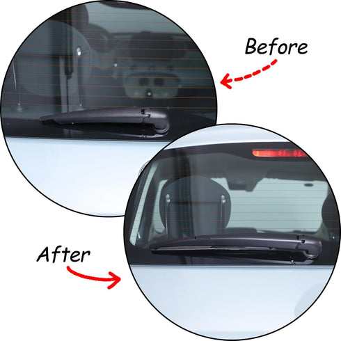 Rear Wiper Arm Blade Set Compatible With Fiat 500 2007-2017 Rear Windshield Window Wiper Kits Replacement Part...