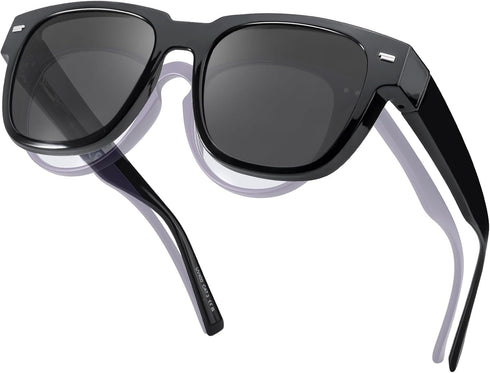 Lightweight TR90 Polarized Fit Over Sunglasses to Wear Over Your Prescription/Reading/Regular Glasses IF1010...