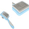 Grooming Brush For Cat And Dog, Self Cleaning Slicker Brushes For Pet? Pet Grooming Brush Can Gently Removes Loose Undercoat, Mats Tangled Hair Sl...