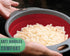 Ultimate Kitchen Strainers Set of 2 - Collapsible Silicone Colanders For Easy Storage by Comfify - Use with Pasta & Veggies or as a Fruit or Berry...