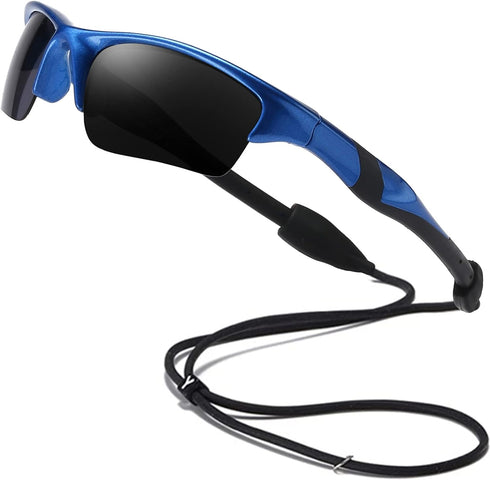 DUCO Toddler Kids Sunglasses for Boys Girls Sport Sunglasses Baseball Polarized Sunglasses for Age 4-7 Small to Medium K014...
