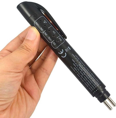 Brake Fluid Liquid Tester Pen, Best OEM Tools with 5 LED Indicators, Calibrated for Car Oil DOT 3 DOT 4 DOT 5.1, Secure Your Front Brakes and Brea...
