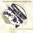 FITINI 3 Pieces Makeup Bags Double Layer Travel Large White Cows Cosmetic Cases Organizer Toiletry Bags Waterproof Small Zipper Pouch for Women Ma...