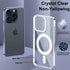 Compatible with iPhone 15 Pro Case, Compatible with MagSafe Clear Case Camera Protection Phone Crossbody Cover with Adjustable Lanyard Strap Shock...
