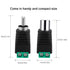 RCA to Speaker Wire Adapter, 10Pcs RCA to AV Screw Terminal Connector Phono RCA Male Female Plug Solderless Converter Audio/Video Speaker Wires Co...